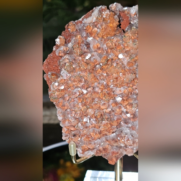 Diamond Red Calcite Specimen 3.8" X 3.0" - Picture 9 of 15